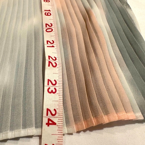 Nine West Beautiful Pleated Waist Spaghetti Strap Top - Picture 7 of 8